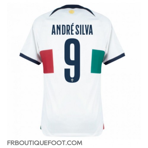 Maillot de foot le Portugal Andre Silva #9 Extérieur vêtements Monde 2022 Manches Courtes